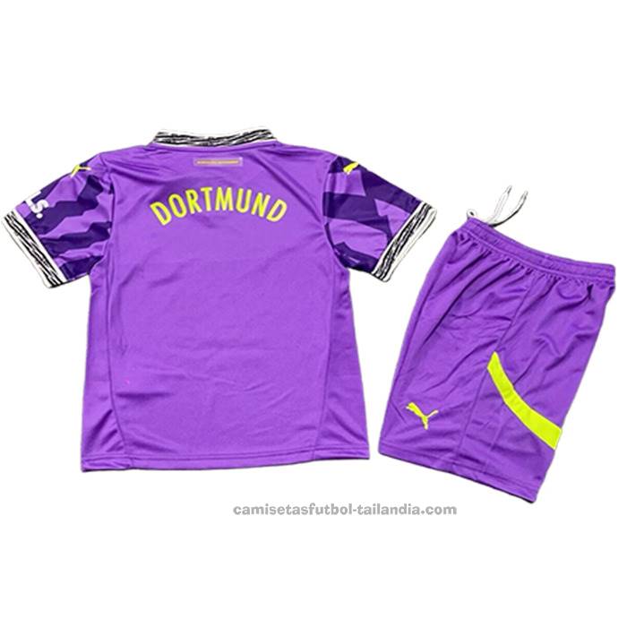 Camiseta Borussia Dortmund Portero Special Nino 24/25 Purpura